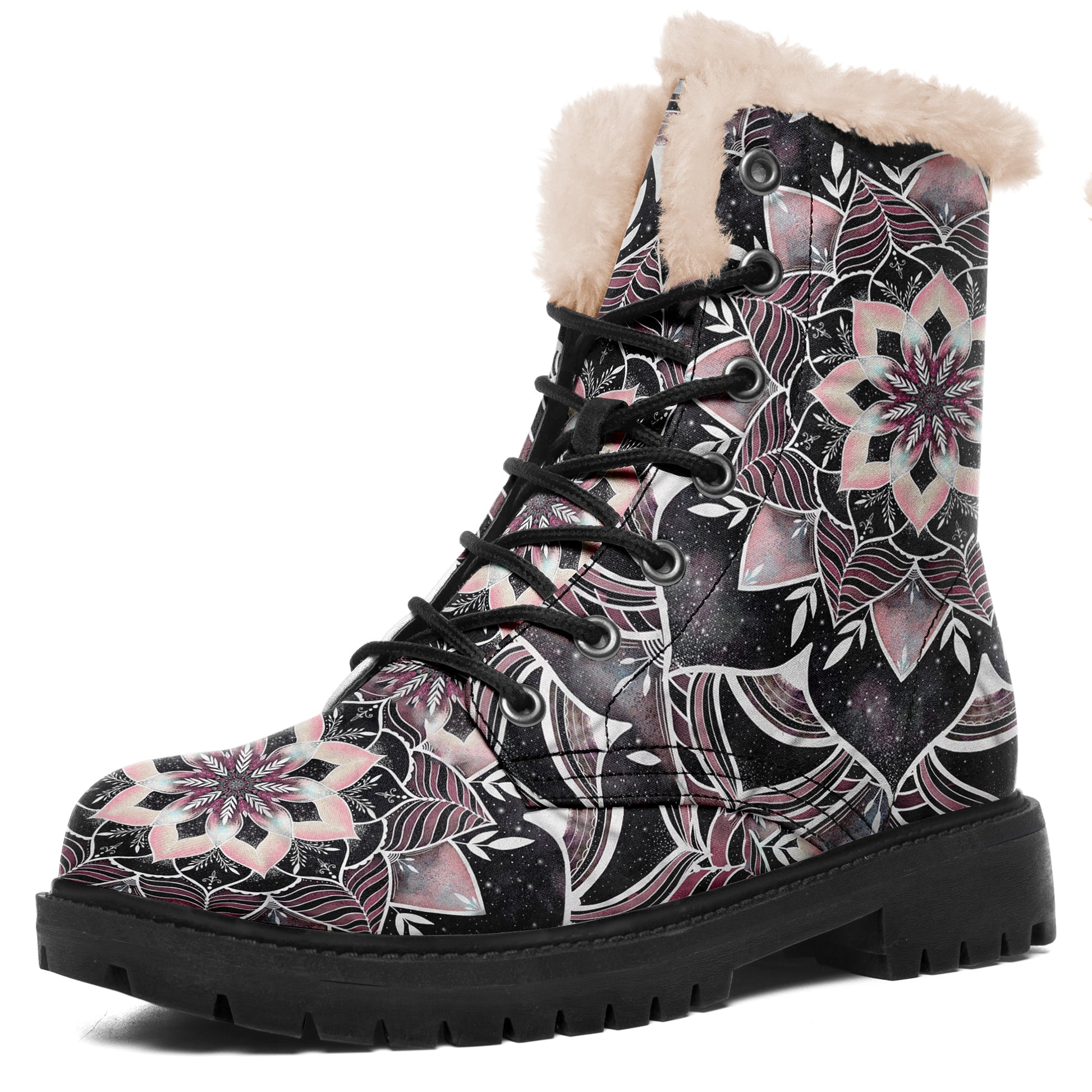 flower snow boots