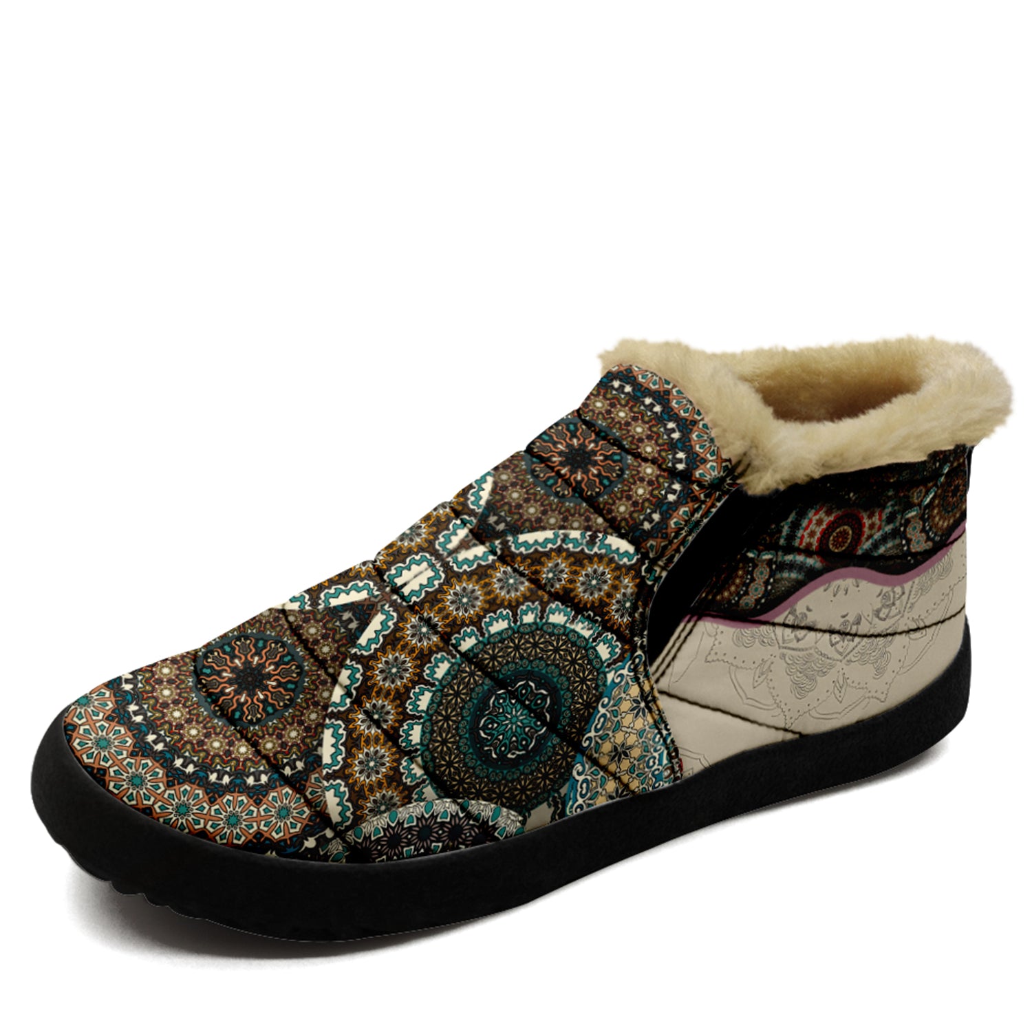 Bee Mandala Flower Boots