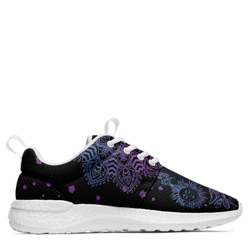 Sun and Moon Purple Mandala Non Slip Wakling Shoes