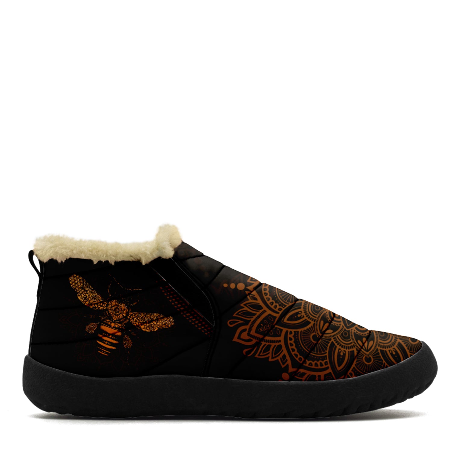 Bee Mandala Winter Snow Boots