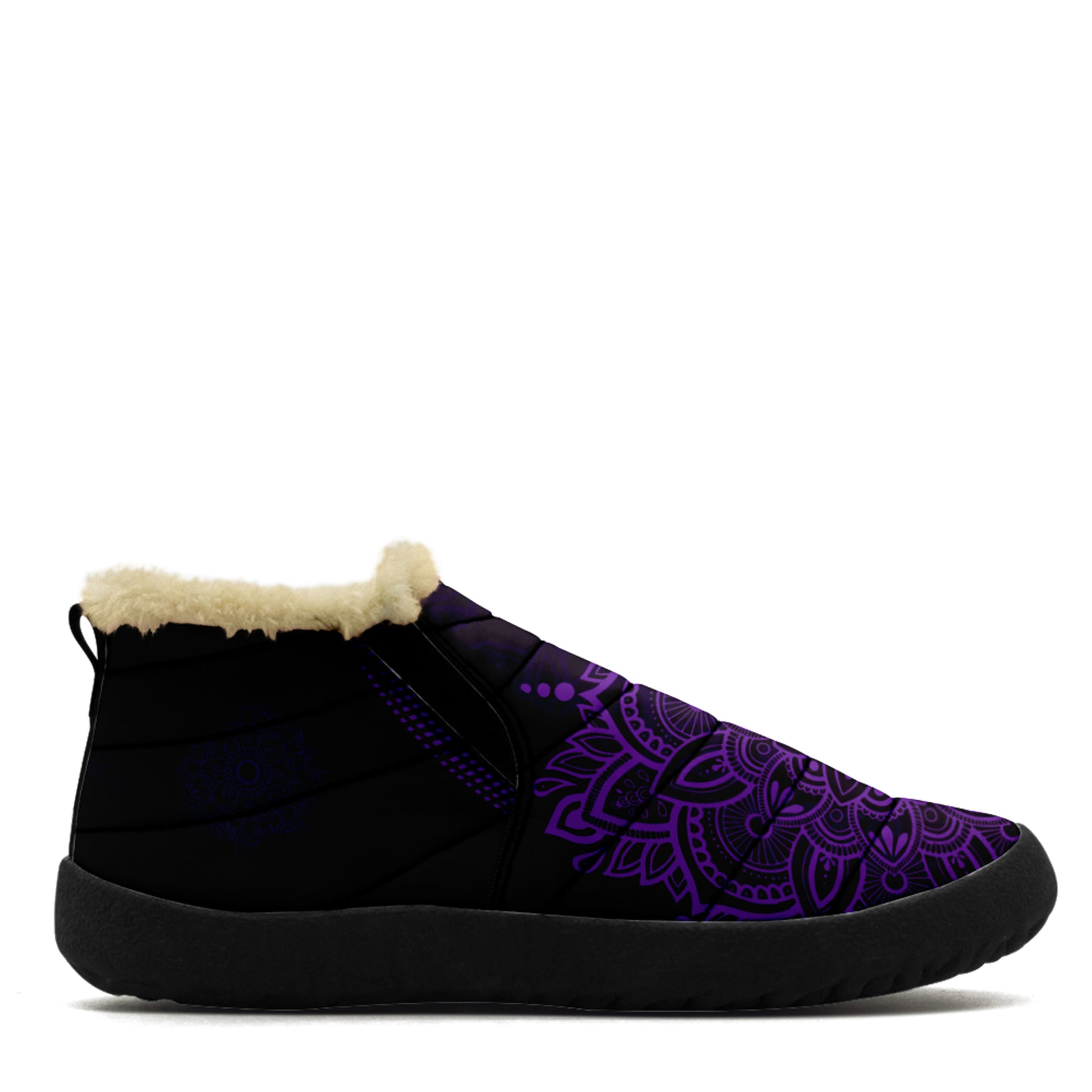 PURPLE Mandala Flower Boots 