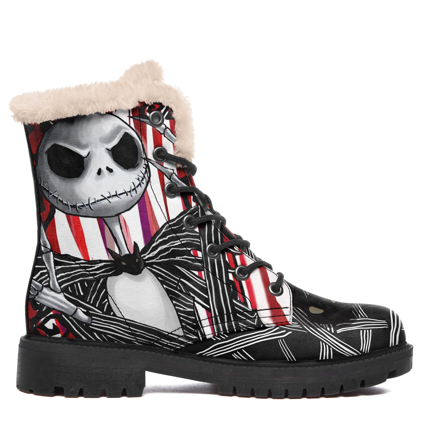 Halloween Costume Shoes Print Boots