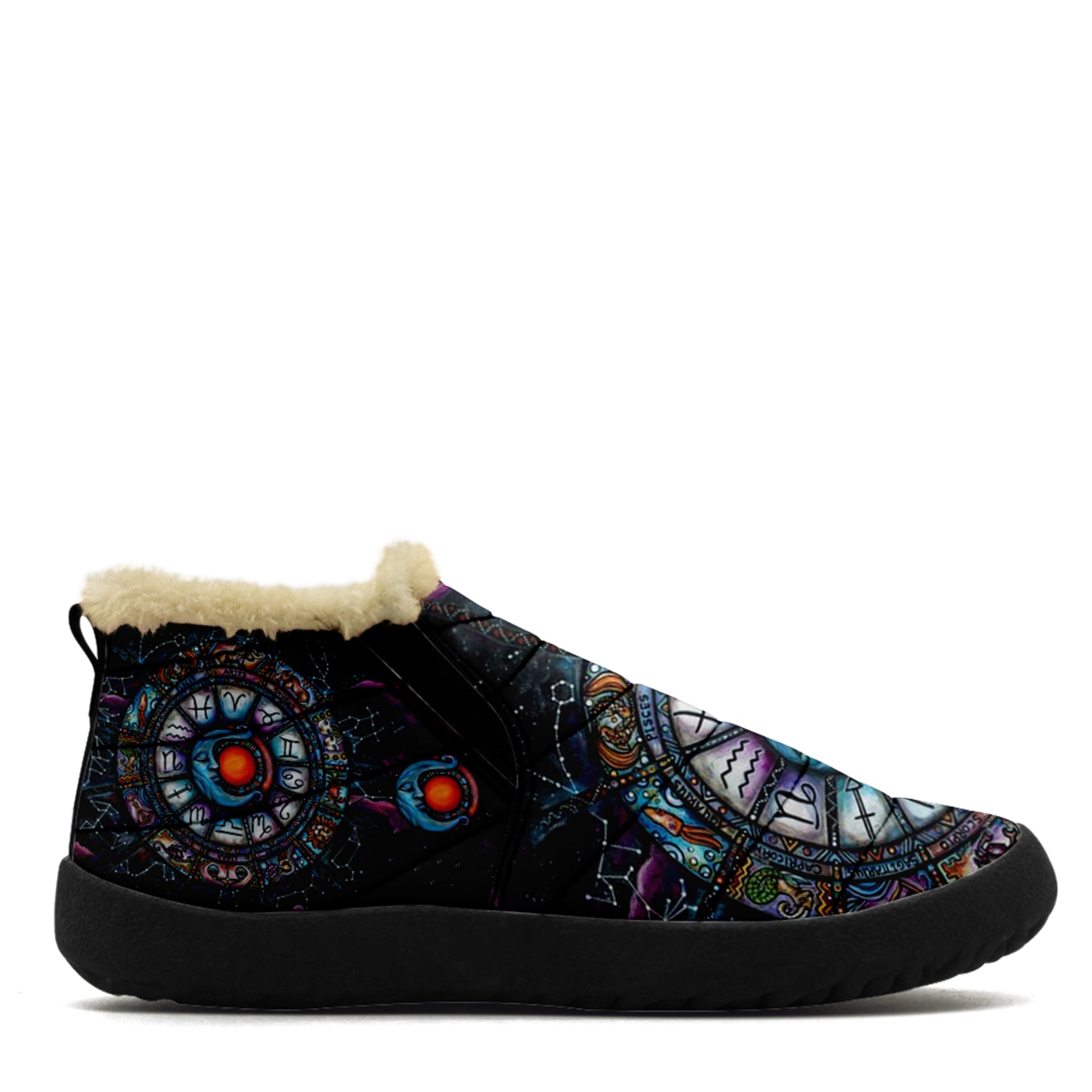 Custom Moon Sun Boots 