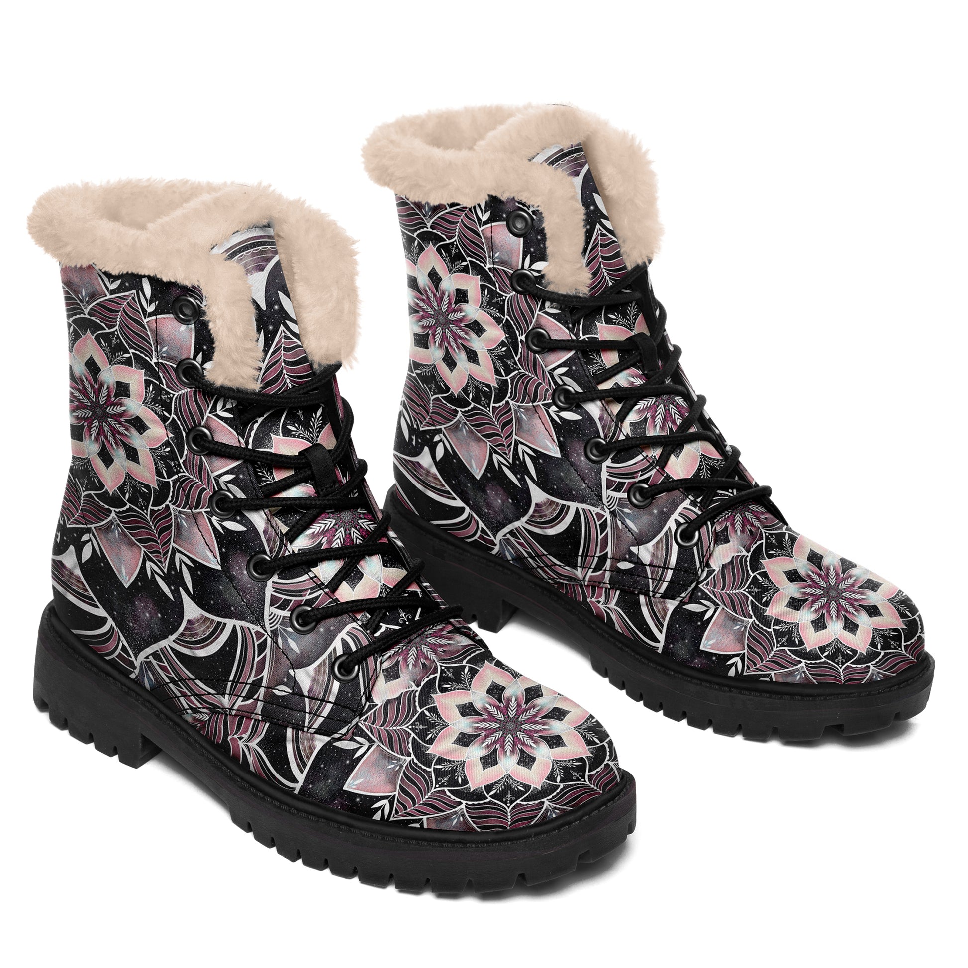 flower snow boots