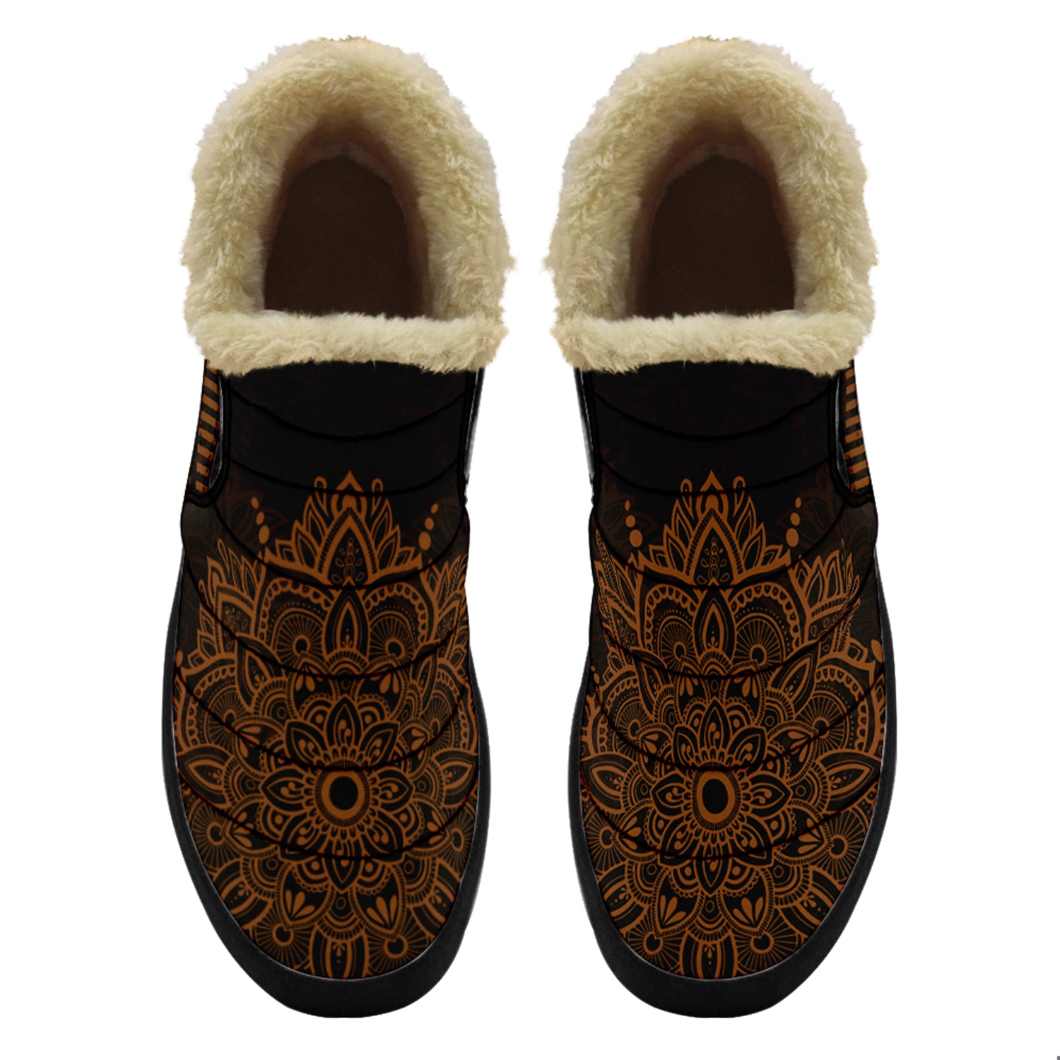Bee Mandala Winter Snow Boots