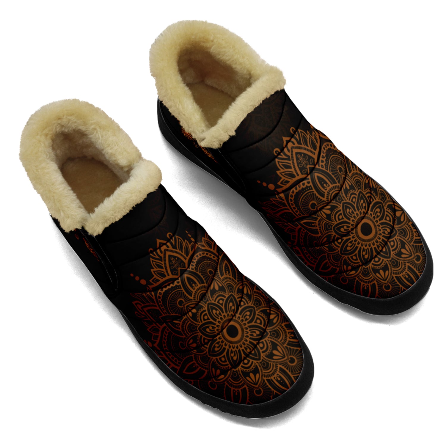 Bee Mandala Winter Snow Boots