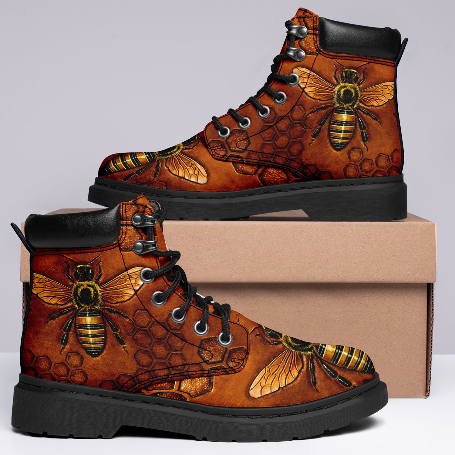 Lace-Up Steampunk Boots