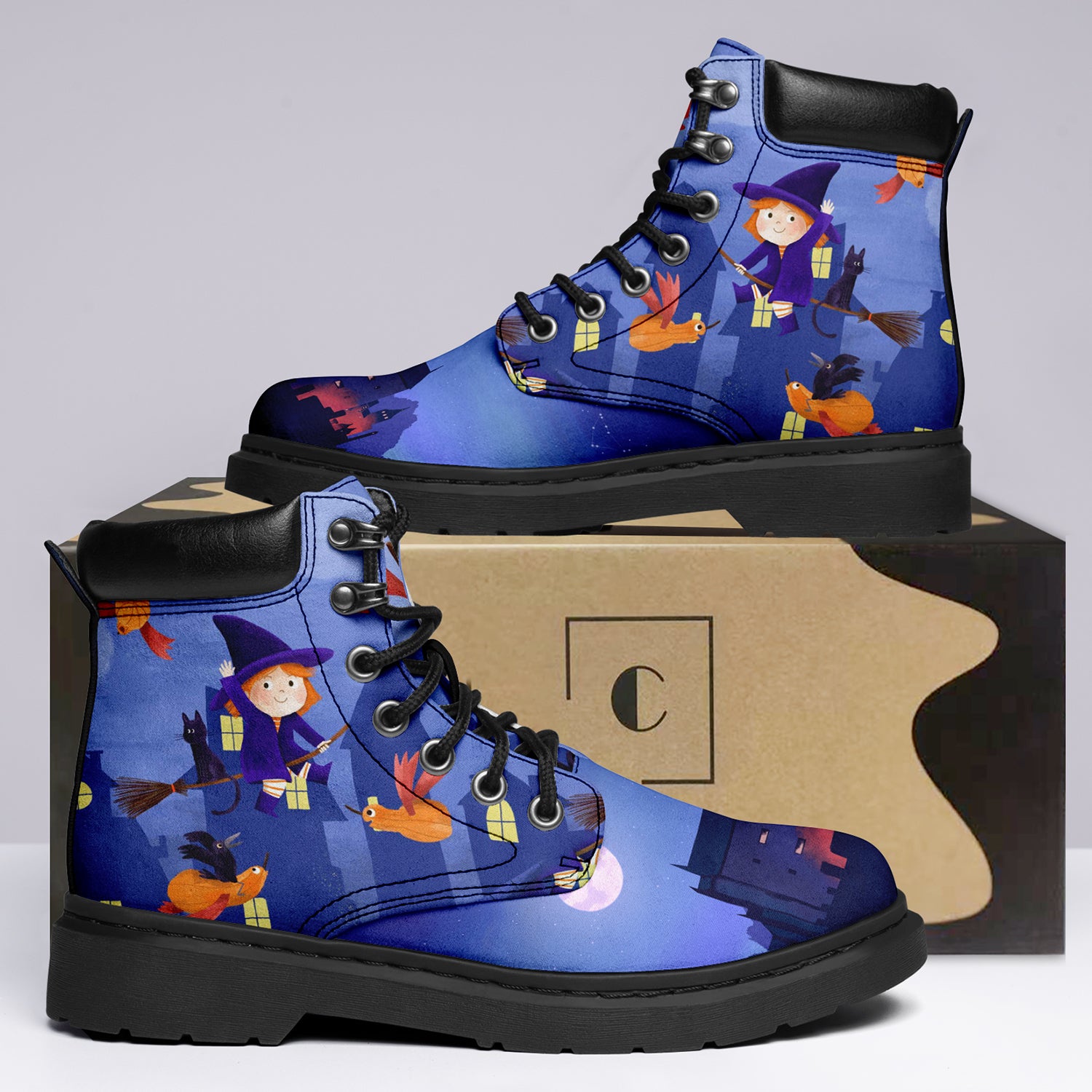 Witch Girl Ankle Boots