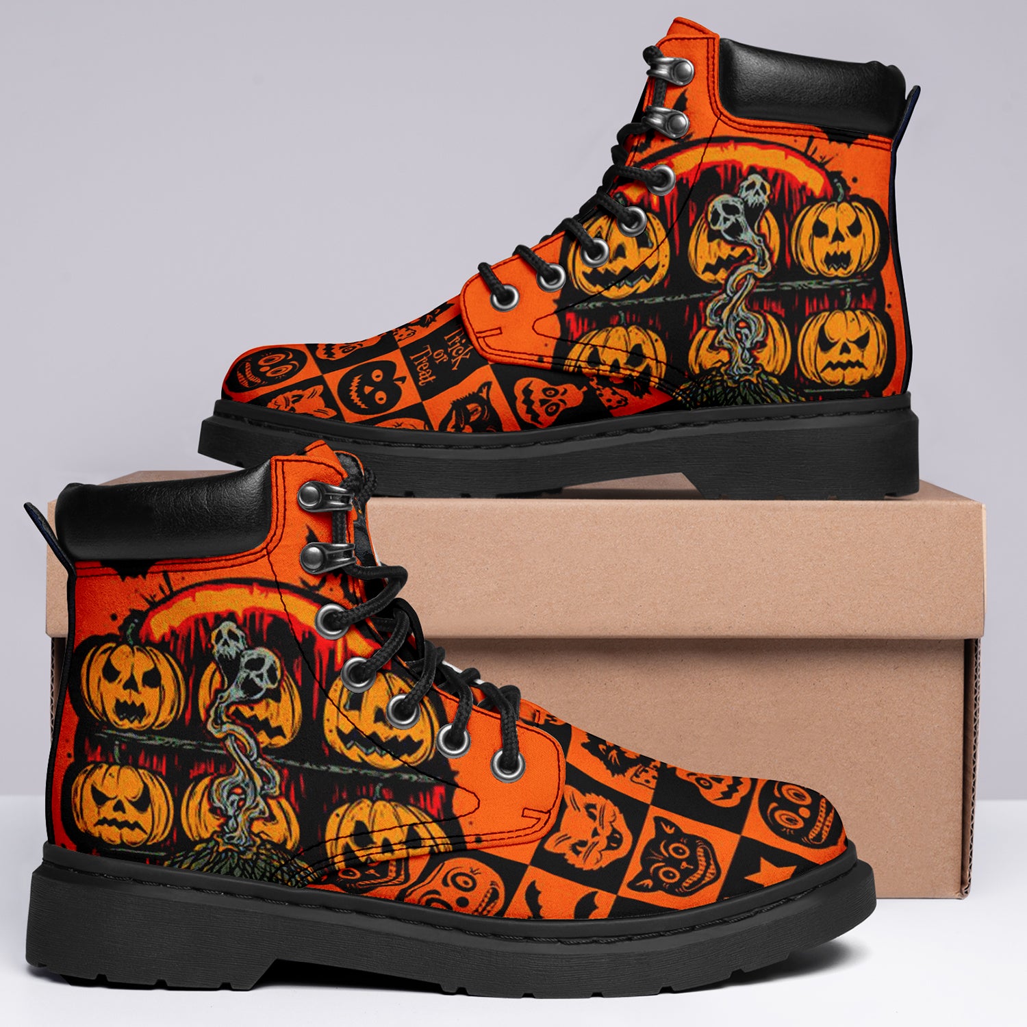 Pumpkin boots