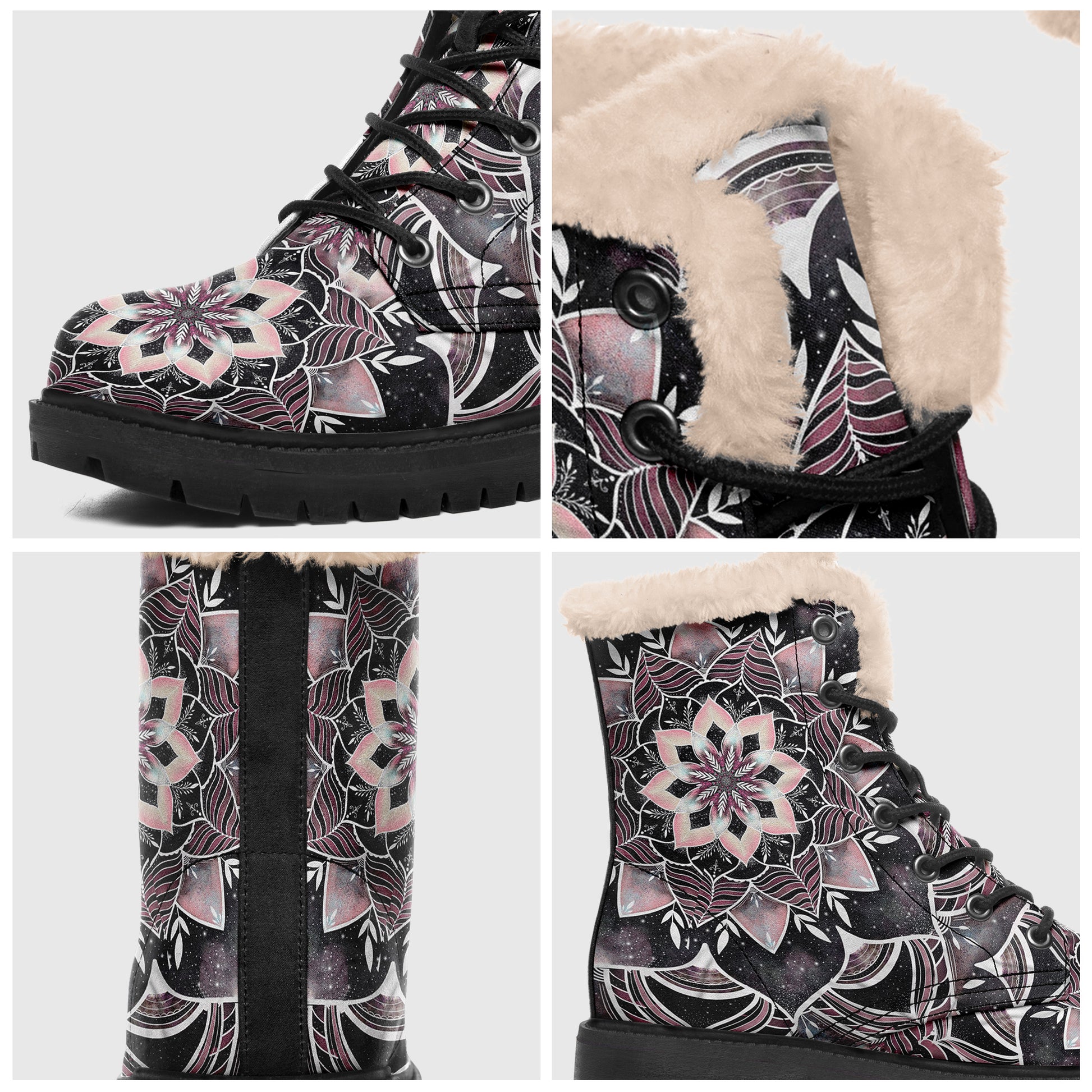 flower snow boots