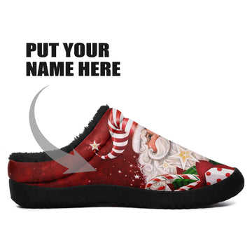 Christmas Boots Santa Claus Home Slippers