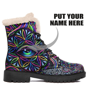 Doodle Awakening Boots Warm Winter Boots Birthday Gift