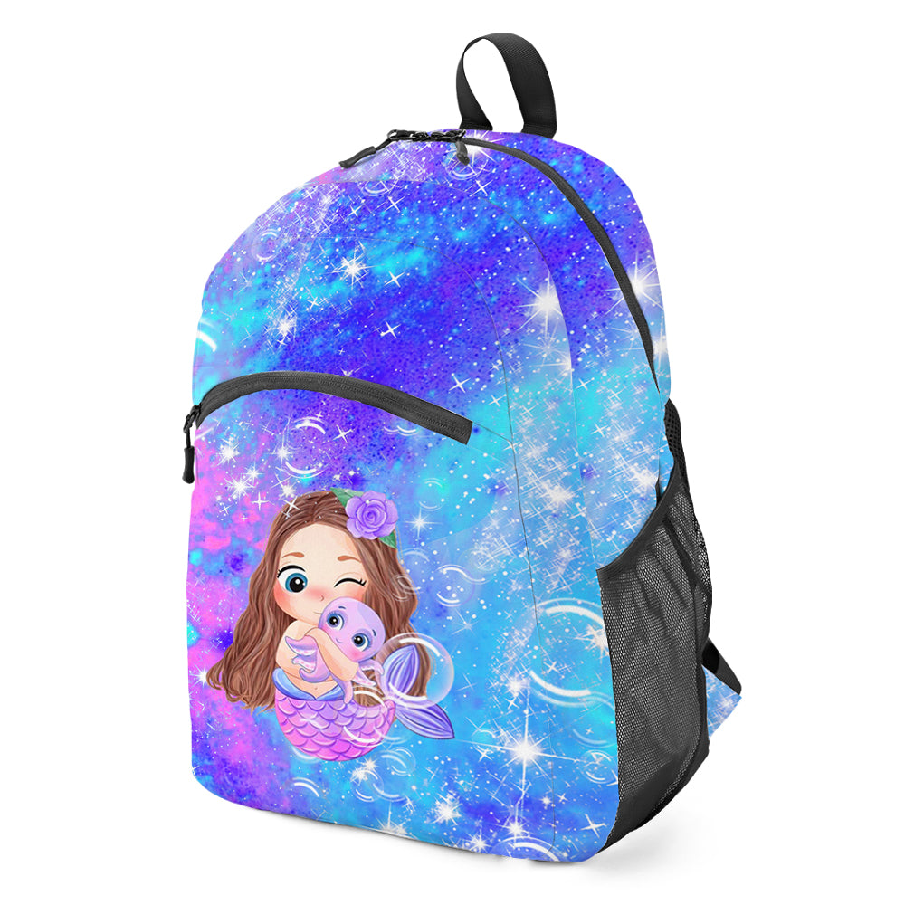 Mermaid schoolbag girl