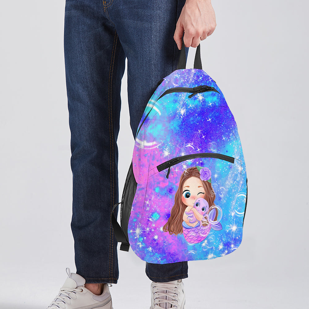 Mermaid schoolbag girl