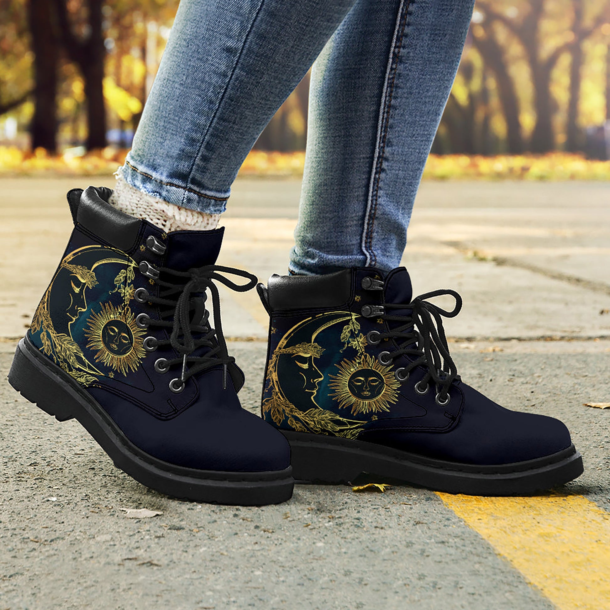 Sun & Moon boots