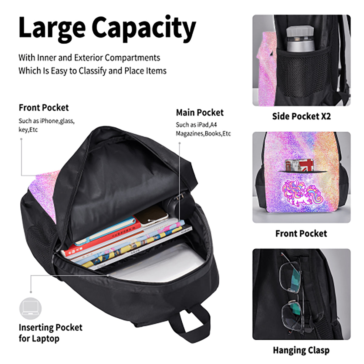 Unicorn School Backpacks