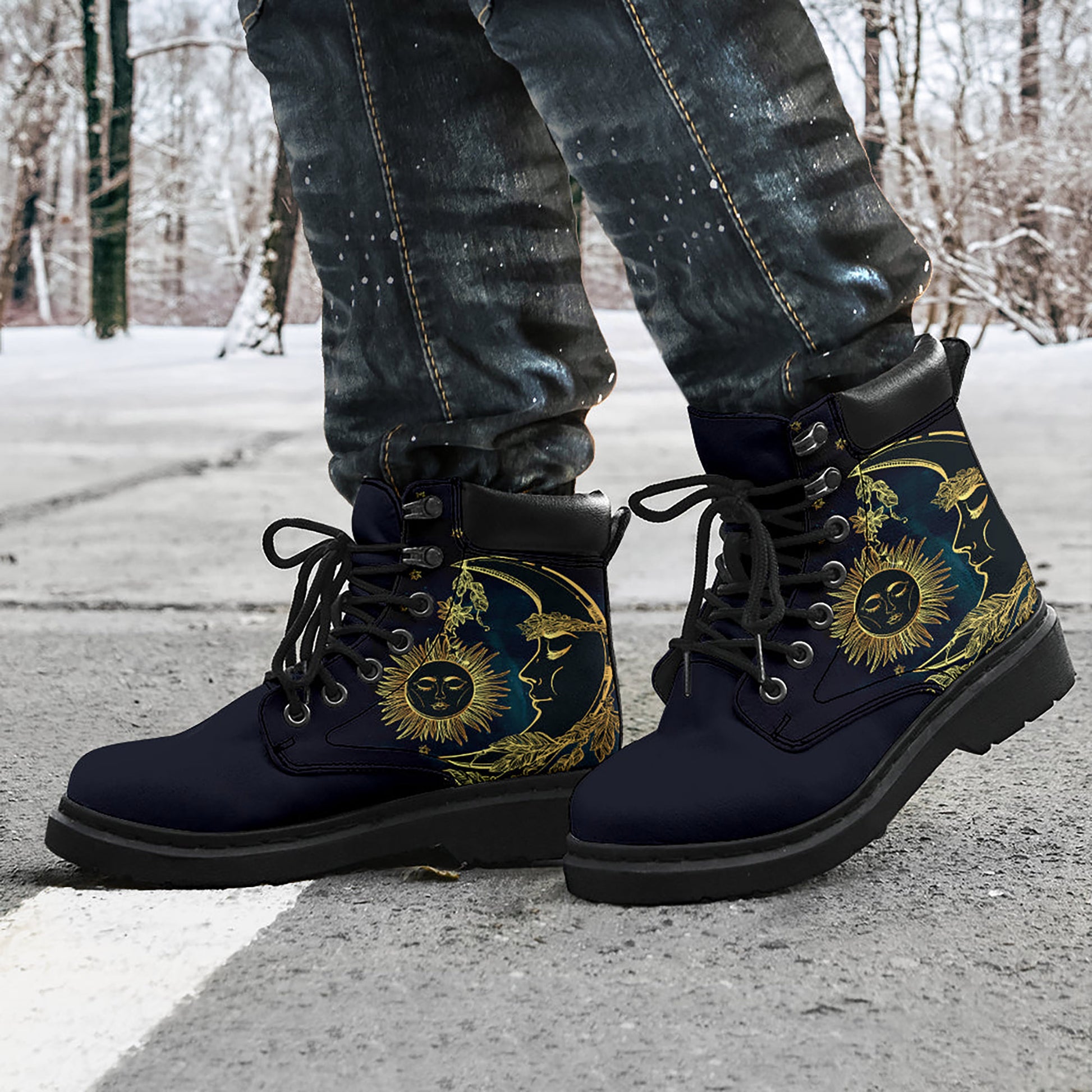 Sun & Moon boots