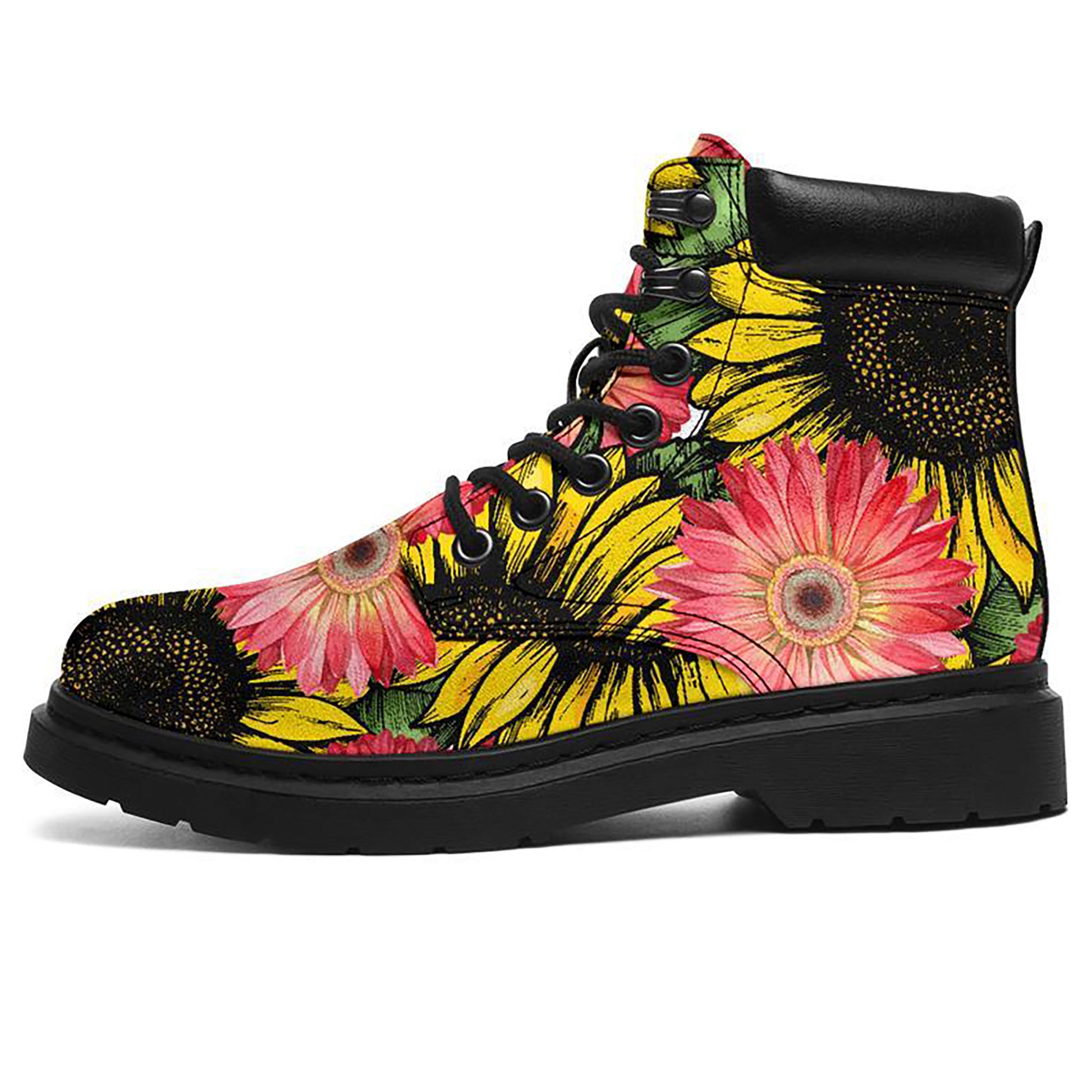 Personalized Sunflower Boots