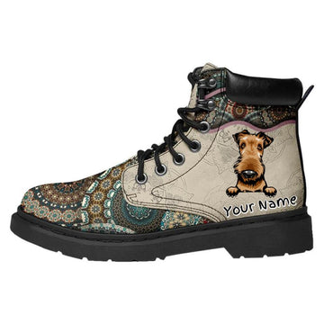 Custom Dog Boots with Your Picture and Name, Personalized Gift for Dog Lovers CB-B08000