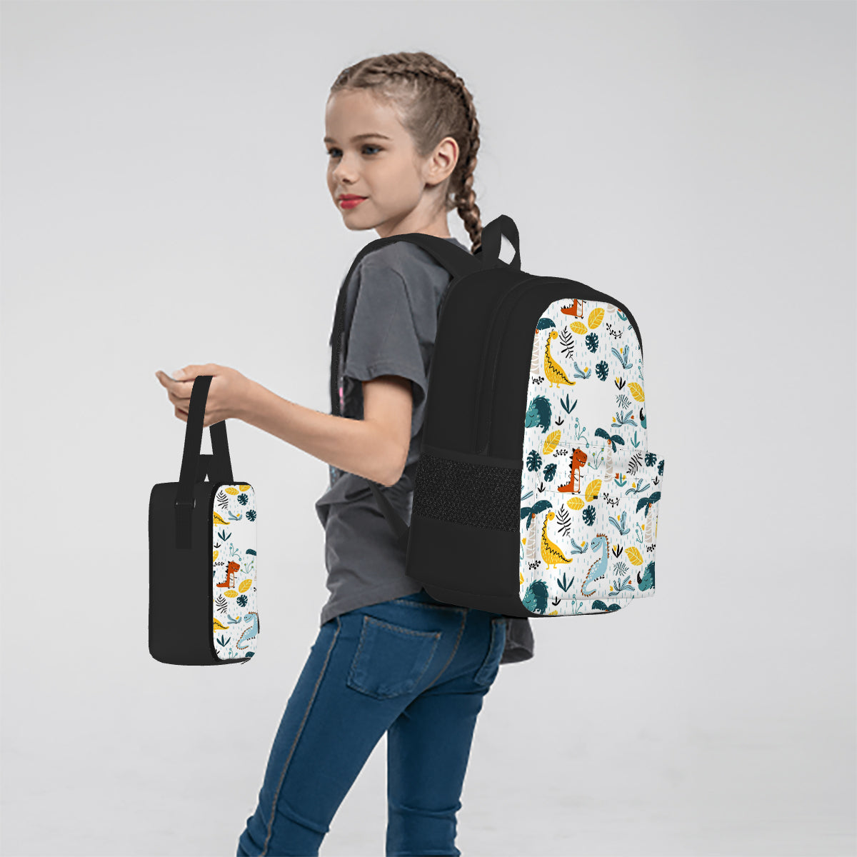 Kids Dinosaur School Backpacks