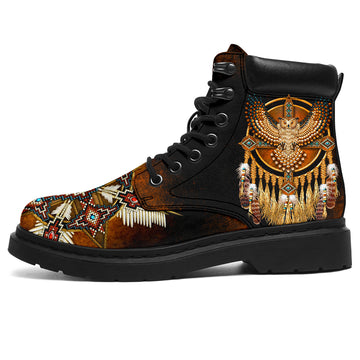 Custom Native American Hippie Boots, Owl Boots, Personalized Gift